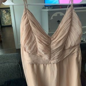 ASOS dress light pink never worn size 4